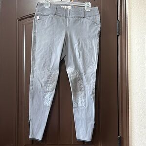 TS riding breech size 30 low rise side zip in Pewter